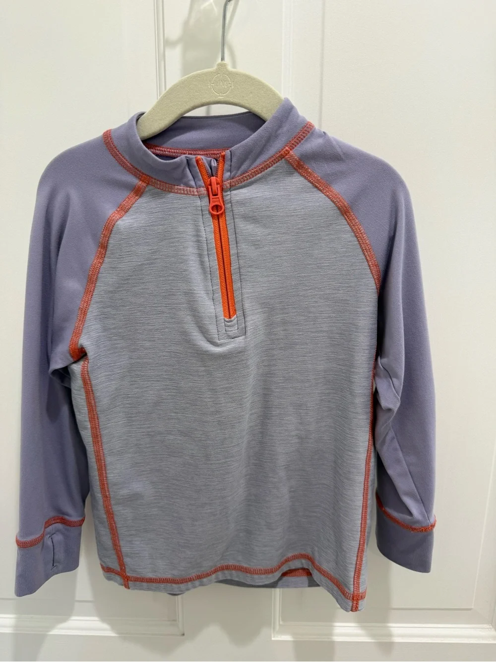 Hanna Andersson Lavender Kids Made for Sun with Orange Trim 3T